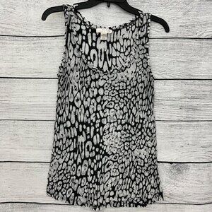 Kenar Sleeveless Animal Print Tank Top Relaxed Fit, Size M